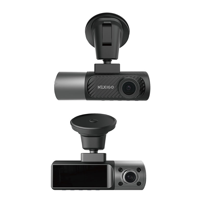 3 Channel Dash Cam ရှေ့နှင့် အနောက် အတွင်းတွင် တပ်ဆင်ထားသော 5GHz WiFii GPS